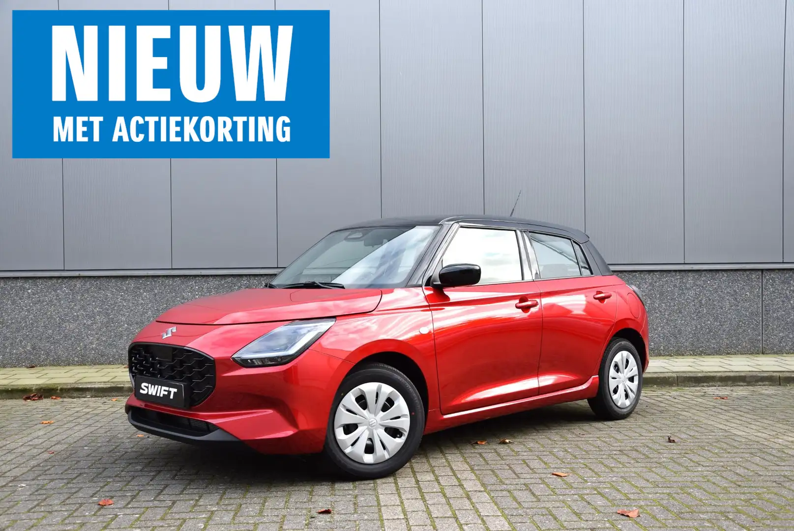 Suzuki Swift 1.2 Comfort Smart Hybrid | Actiekorting €2.300,- t Rood - 1