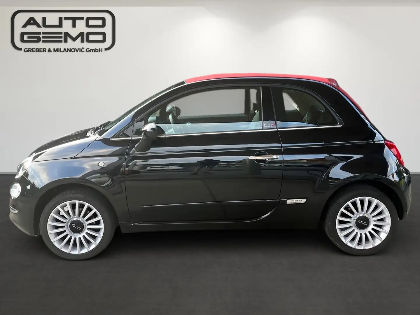 Fiat 500C Carbio Lounge 1,2 Schwarz - 2