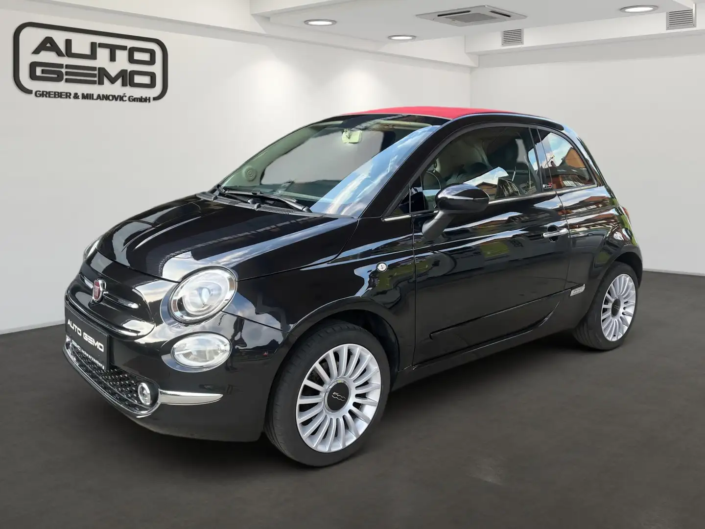 Fiat 500C Carbio Lounge 1,2 Schwarz - 1