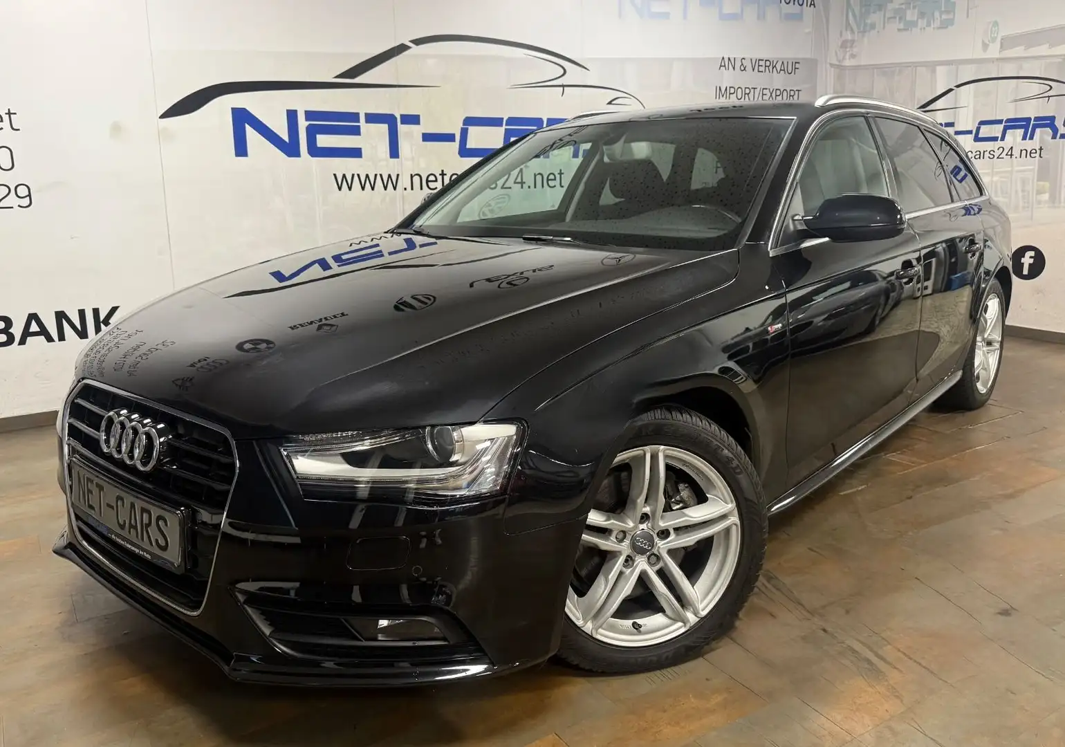 Audi A4 1.8 TFSI S line Sport*Alcantara*NAVi*Xenon Zwart - 1