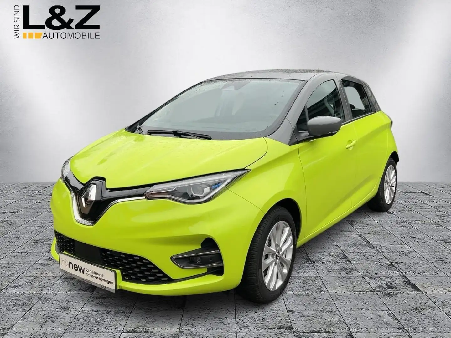 Renault ZOE R110 ZE50 Evolution *CCS,SHZ,PDC,GJR* Kaufbatterie Grün - 1