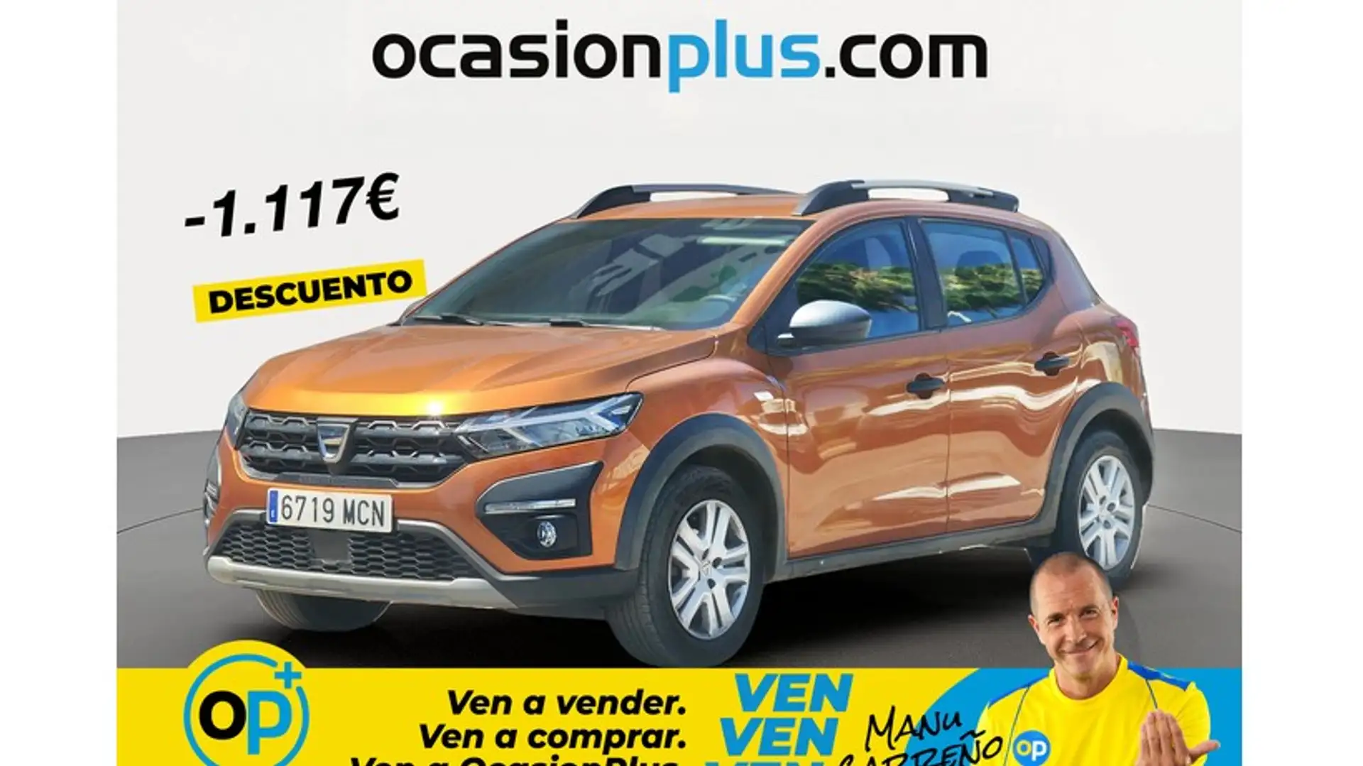 Dacia Sandero Stepway ECO-G Essential 74kW Naranja - 1