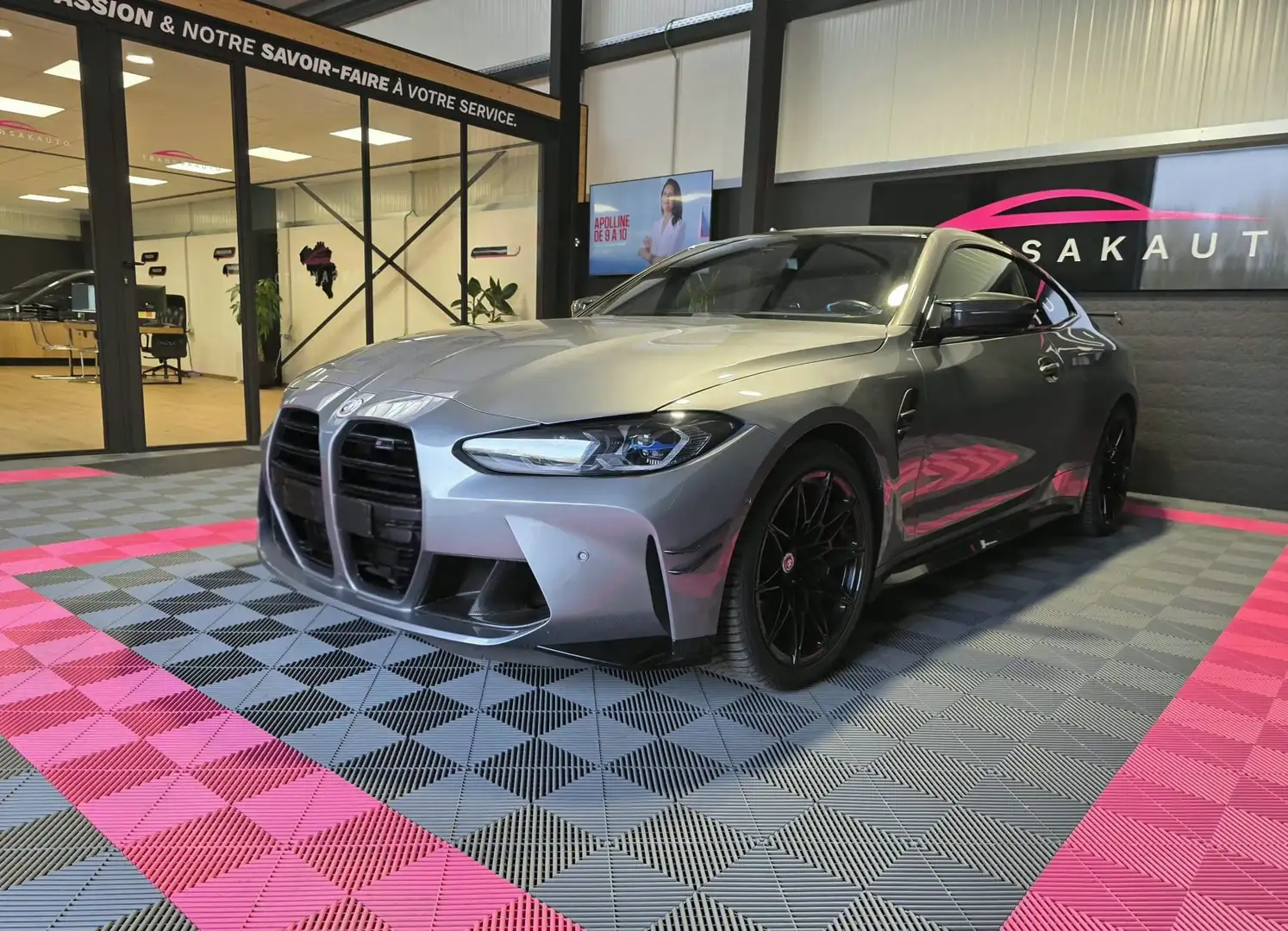 BMW M4 M4 Coupé 3.0 AS Competition M xDrive OPF Gris - 2