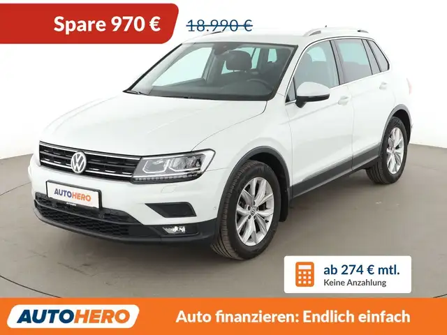 2018 Volkswagen Tiguan in White for sale