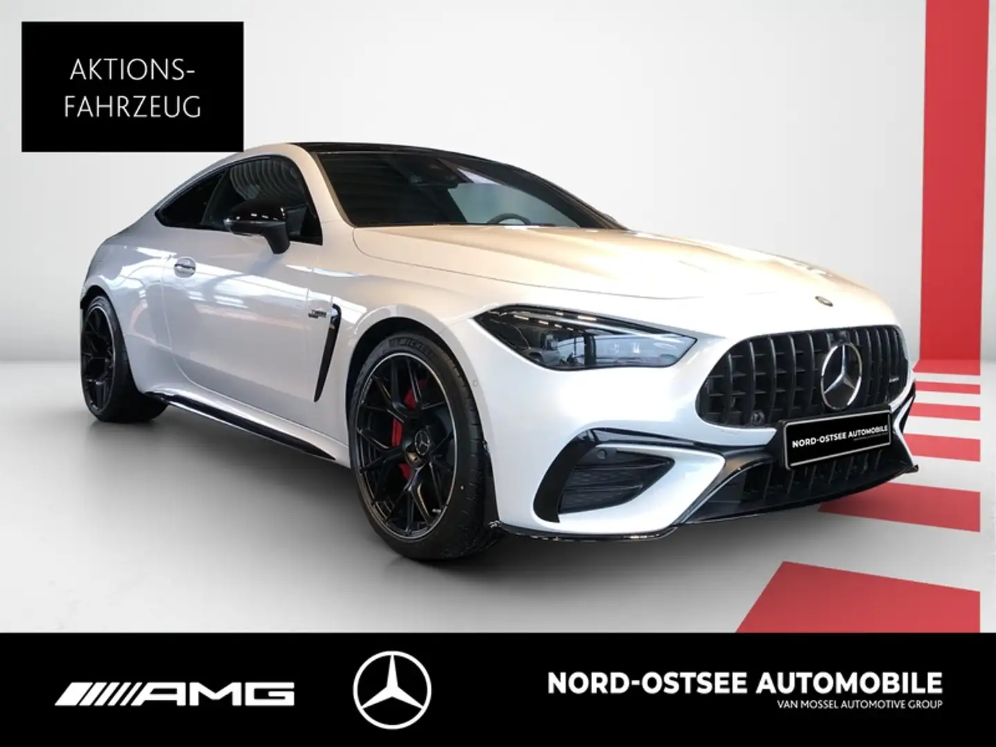 Mercedes-Benz CLE 53 AMG 4m+ NIGHT-II PANO HUD BURMESTER 20-ZO Blanc - 2