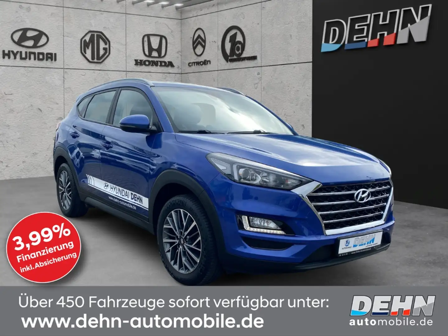 Hyundai TUCSON 1.6 GDi Advantage Navi Kurvenlicht Apple CarPlay A Bleu - 1