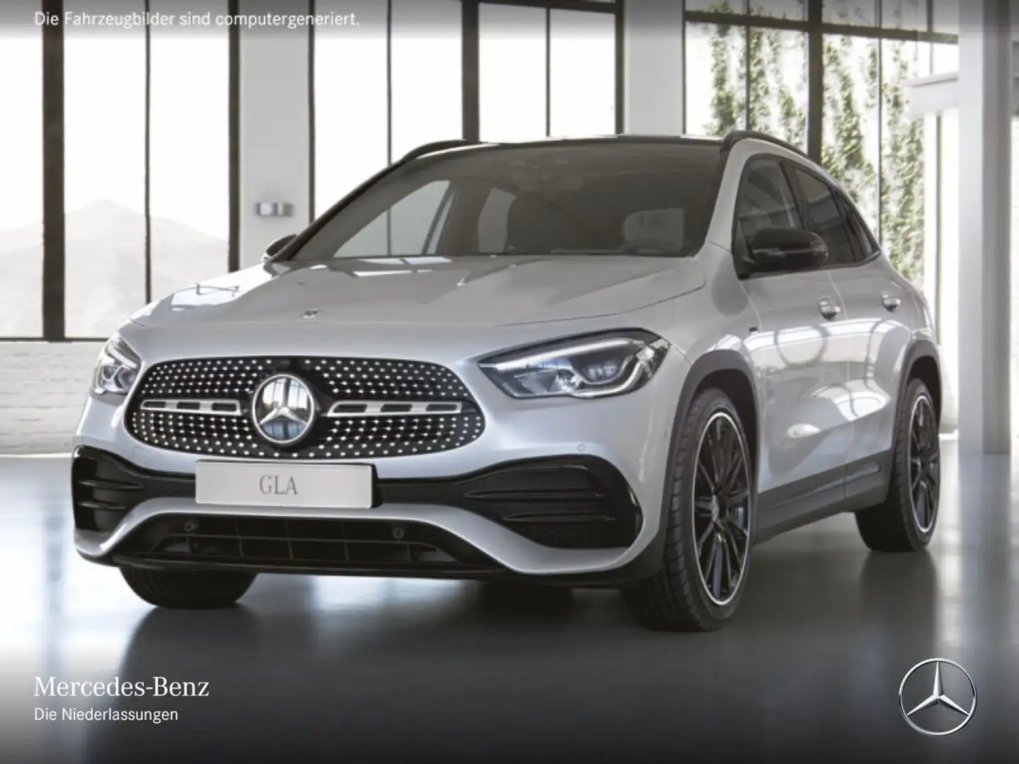Mercedes-Benz GLA 250 e AMG+NIGHT+PANO+AHK+LED+FAHRASS+KAMERA+8G Blanc - 2