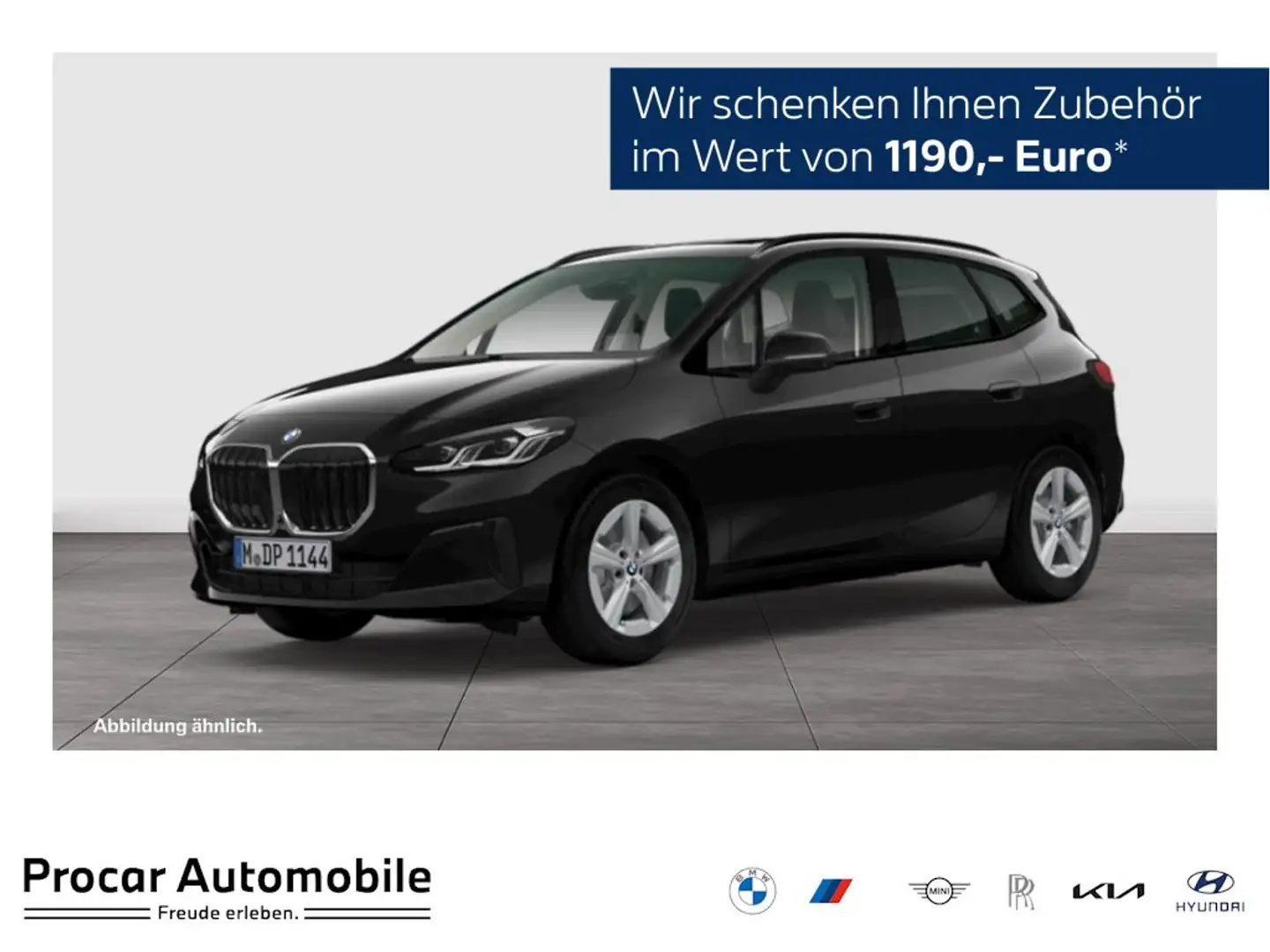 BMW 223 i xDrive HUD PANO ACC AHK RFK NAVI LED DAB Nero - 1