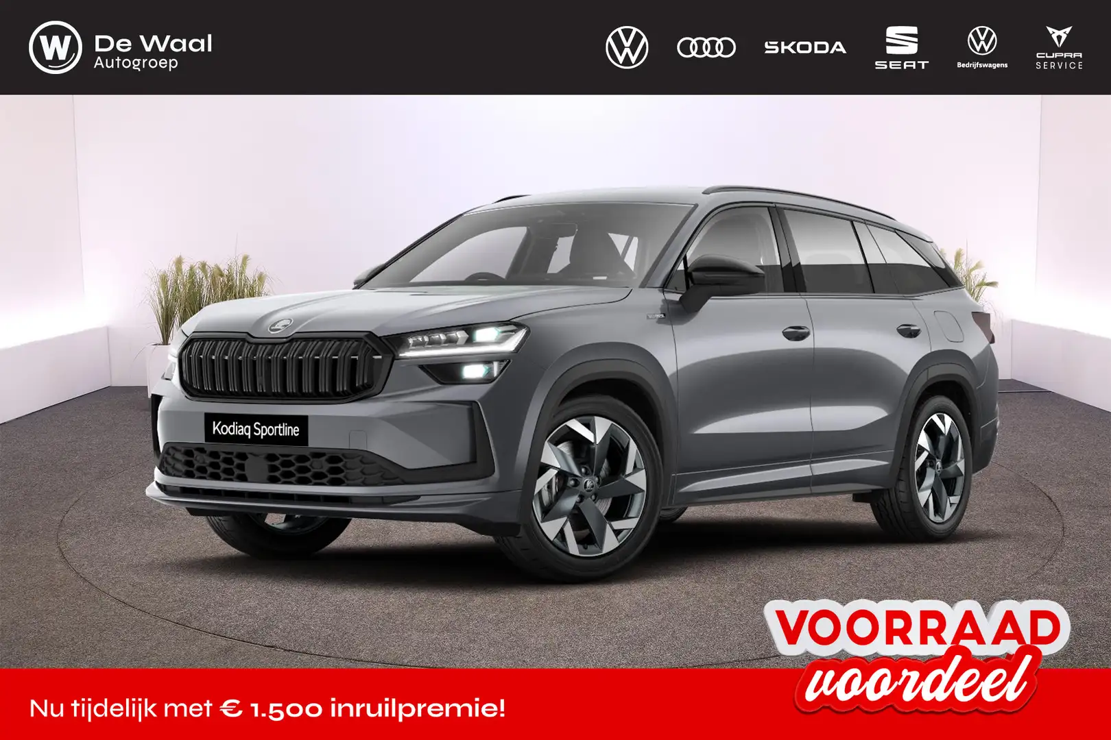 Skoda Kodiaq Sportline Business 1.5 TSI DSG PHEV Grey - 1