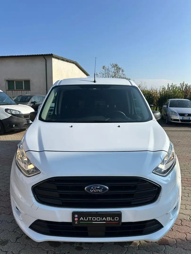 Ford Transit Connect Connect 1.5 Tdci EcoBlue L2H1 120cv Blanc - 2