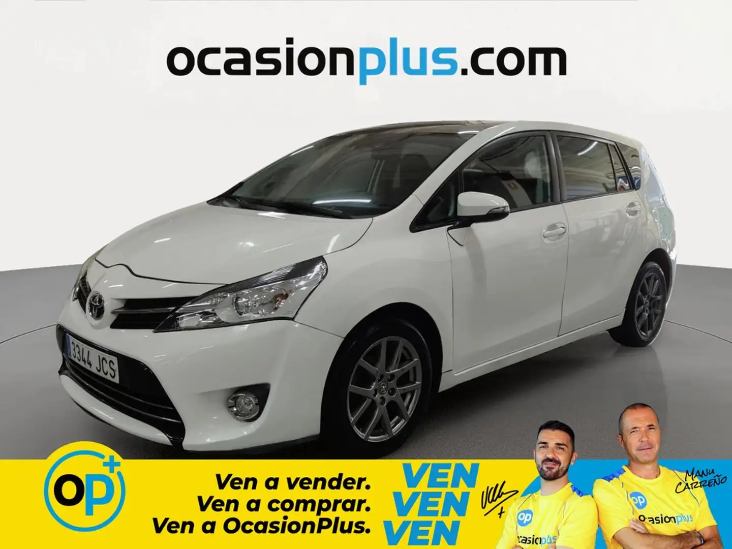 Toyota Verso 115D Advance 7pl. Blanco - 1
