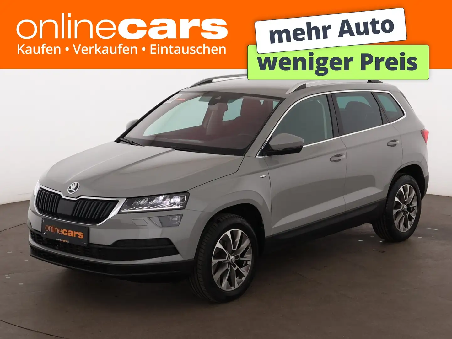 Skoda Karoq 2.0 TDI 4x4 Clever Aut LED AHK RADAR NAVI Grau - 1