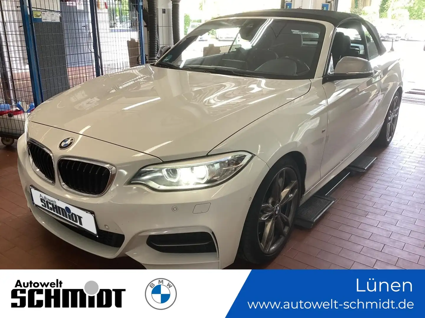 BMW 240 M240i Cabrio Innovationsp. + GARANTIE Blanc - 1