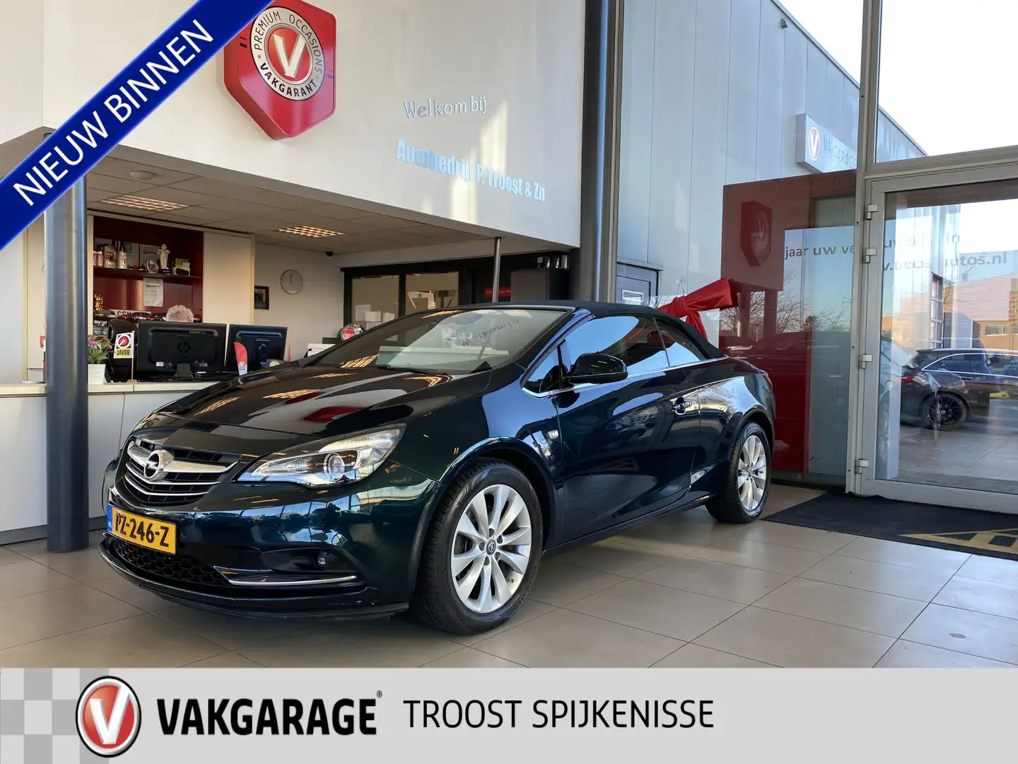 Opel Cascada 1.6 Turbo Cabrio Automaat,Navigatie,Climate&Cruise Vert - 1