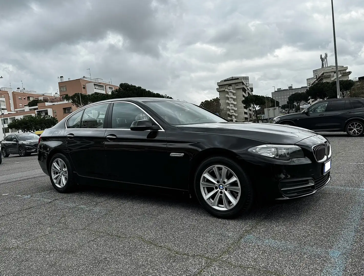BMW 518 Serie 5 F10 Berlina 518d Luxury 150cv E6 Nero - 1
