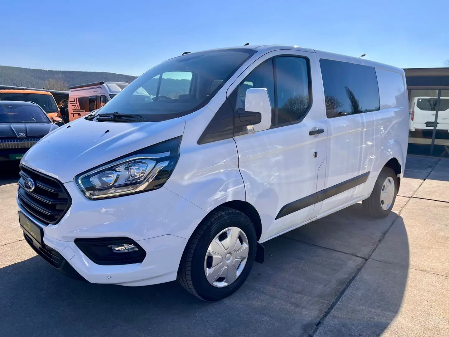 Ford Transit Custom Mixto Doka L1 Kamera DAB Klima Wit - 1