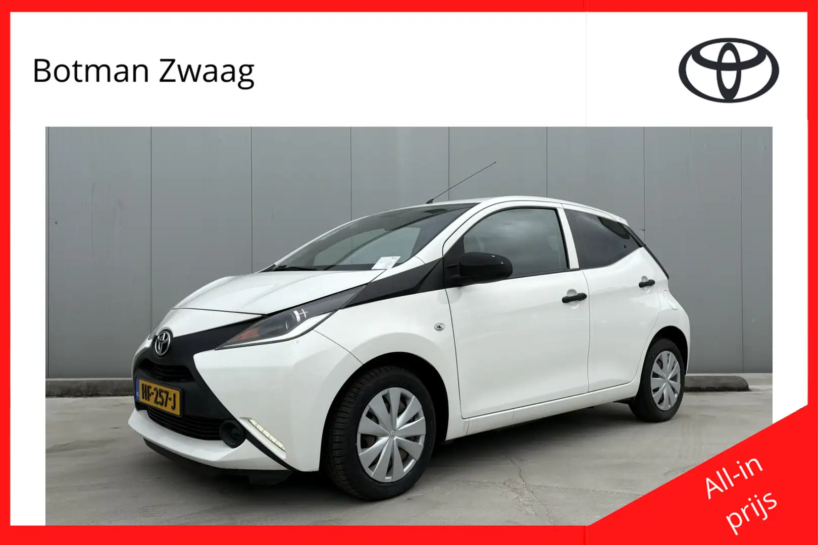 Toyota Aygo 1.0 VVT-i x-now El.ramen | Airco | Audio Wit - 1