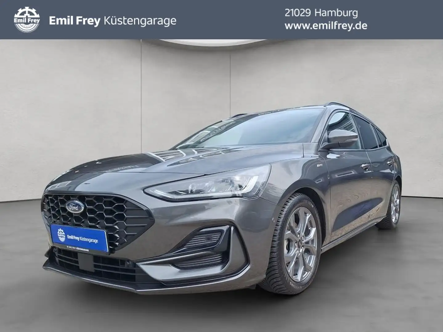 Ford Focus 1.0 EcoBoost Hybrid Aut. ST-LINE X AHK NAV Grigio - 1