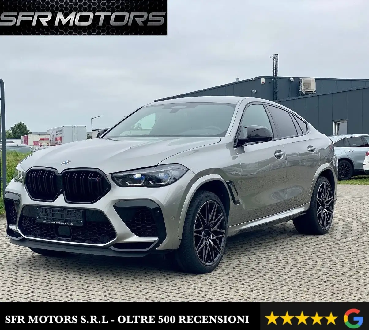 BMW X6 M 4.4 Competition 625cv SOSP.PNEU./LASER/SED.ELET Grigio - 1