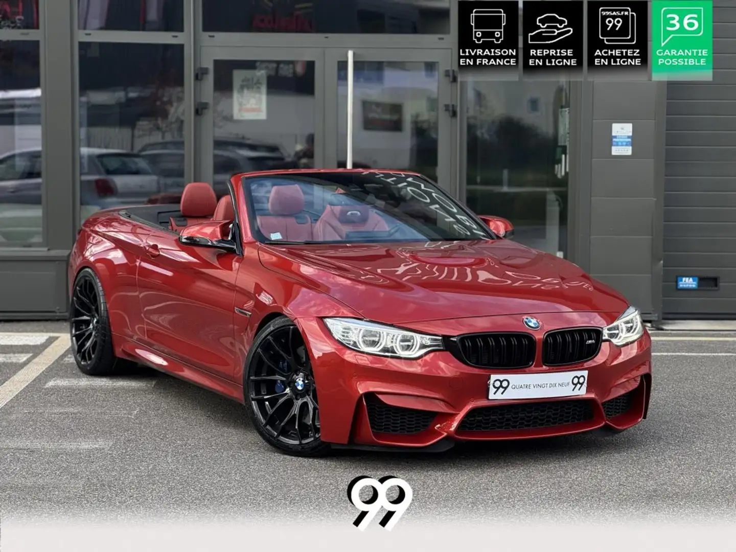 BMW M4 Cabriolet -HK selectdrive H&R Exclusive Sakhir LIVRAISON REPRISE CREDIT Auriu - 1