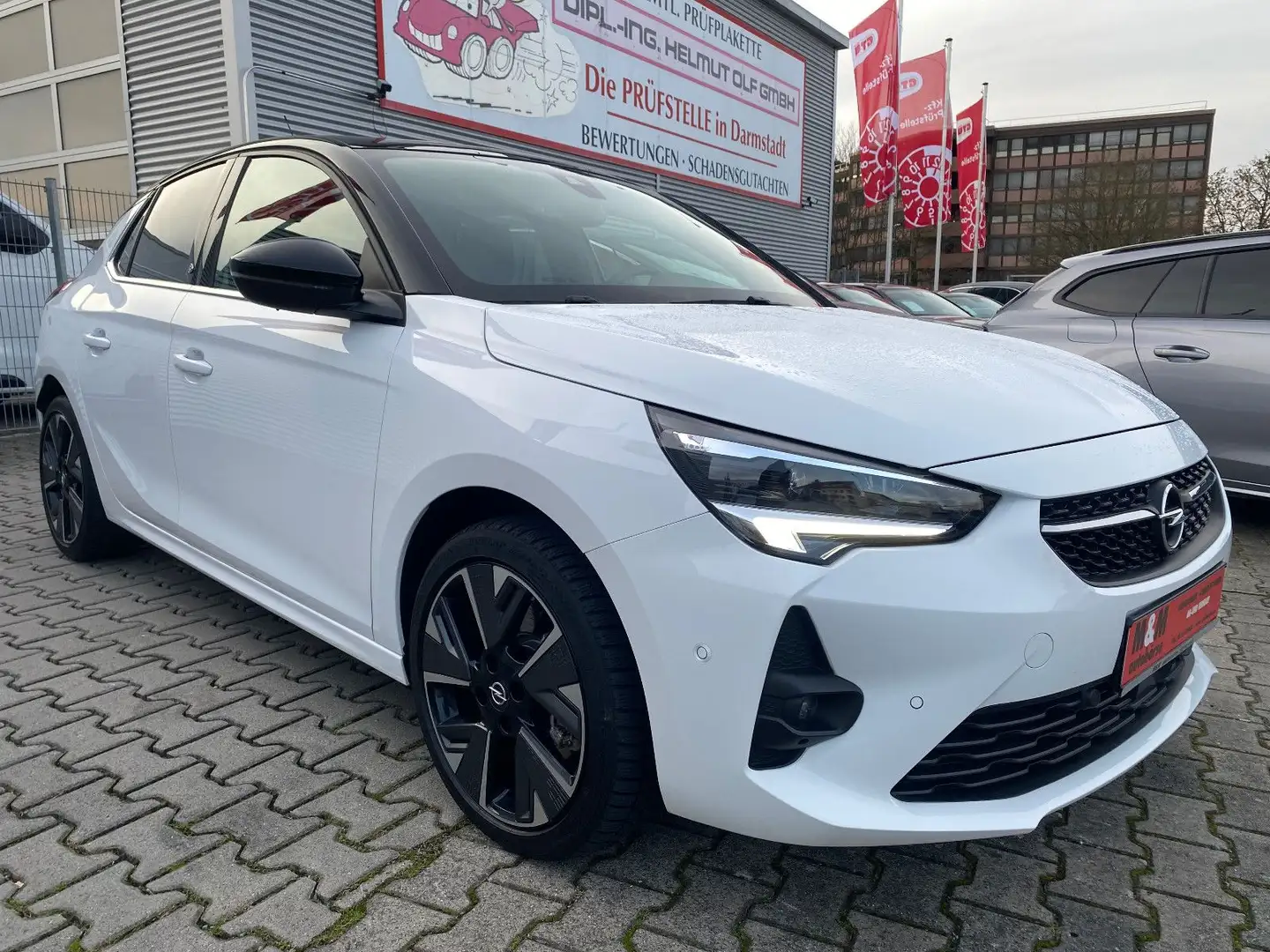 Opel Corsa F e Ultimate Pano/LED/Assistenz/Kamera/Shz Blanc - 2