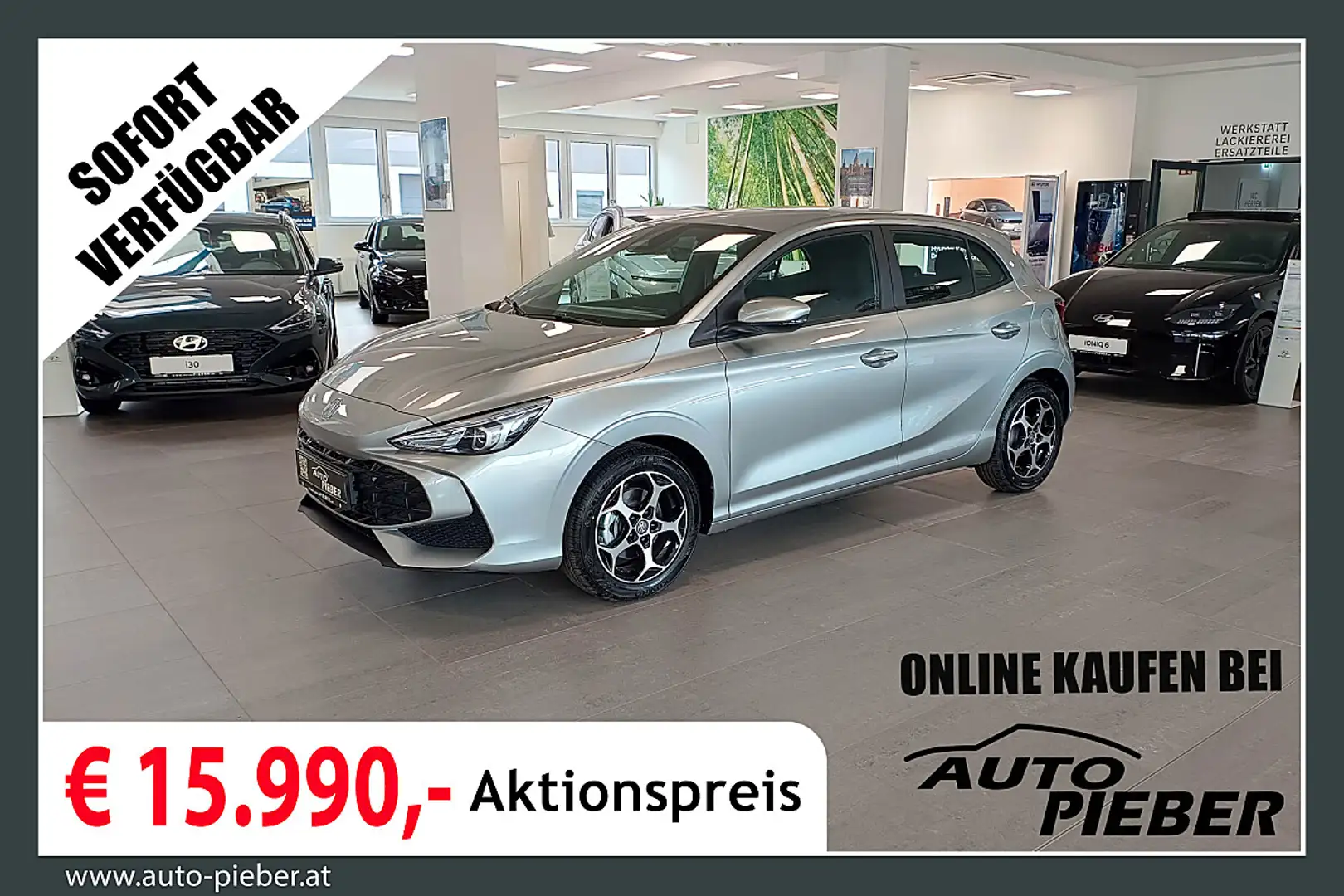 MG MG3 1,5 VTi Comfort *Navi*Klima*Alu* Silber - 1