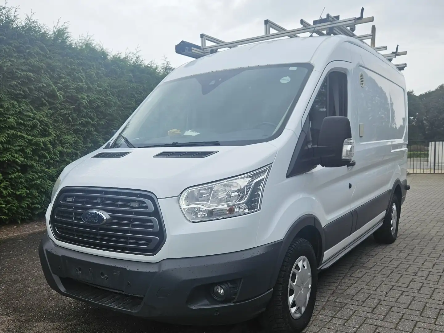 Ford Transit 350 L2H2 CAMERA 1EIGENAAR BTW DAKDRAGER REKKEN Wit - 1