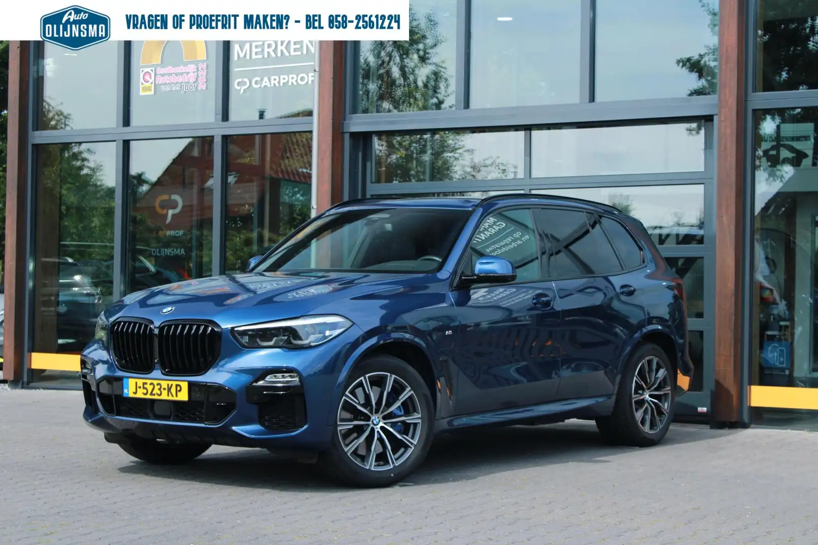 BMW X5 xDrive45e High Executive|Adaptive|360 Camera Blauw - 1