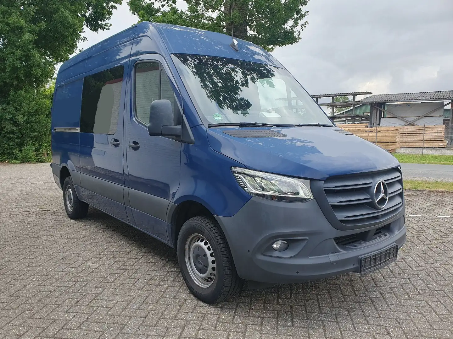 Mercedes-Benz Sprinter 316 /3.5t AHK/2x Schiebetür/LED/MBUX Blau - 1