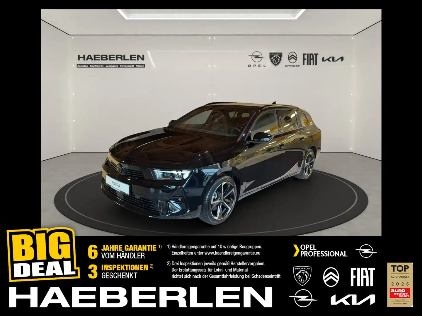 Opel Astra ST GS 1.2 Turbo *360°Kamera*KeylessGo* Schwarz - 1