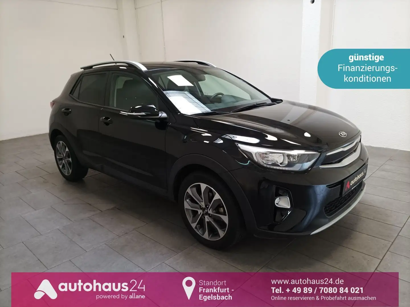 Kia Stonic 1.0 T-GDI Vision|Bluetooth|Lenkrhzg.|PDC Schwarz - 1