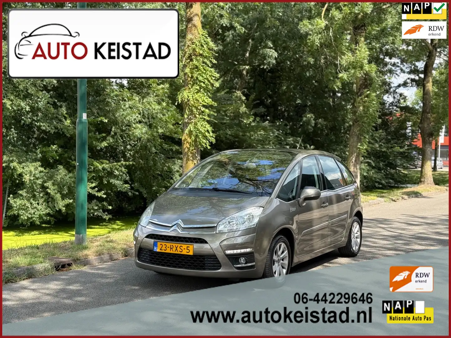 Citroen C4 Picasso 1.6 THP 156PK AUTOMAAT CLIMA/CRUISE/NAVIGATIE! VEL Bruin - 1