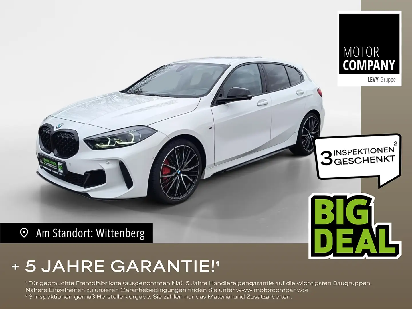BMW 135 Mi xDrive Edition Colorvision Sport Pro Paket Alb - 1