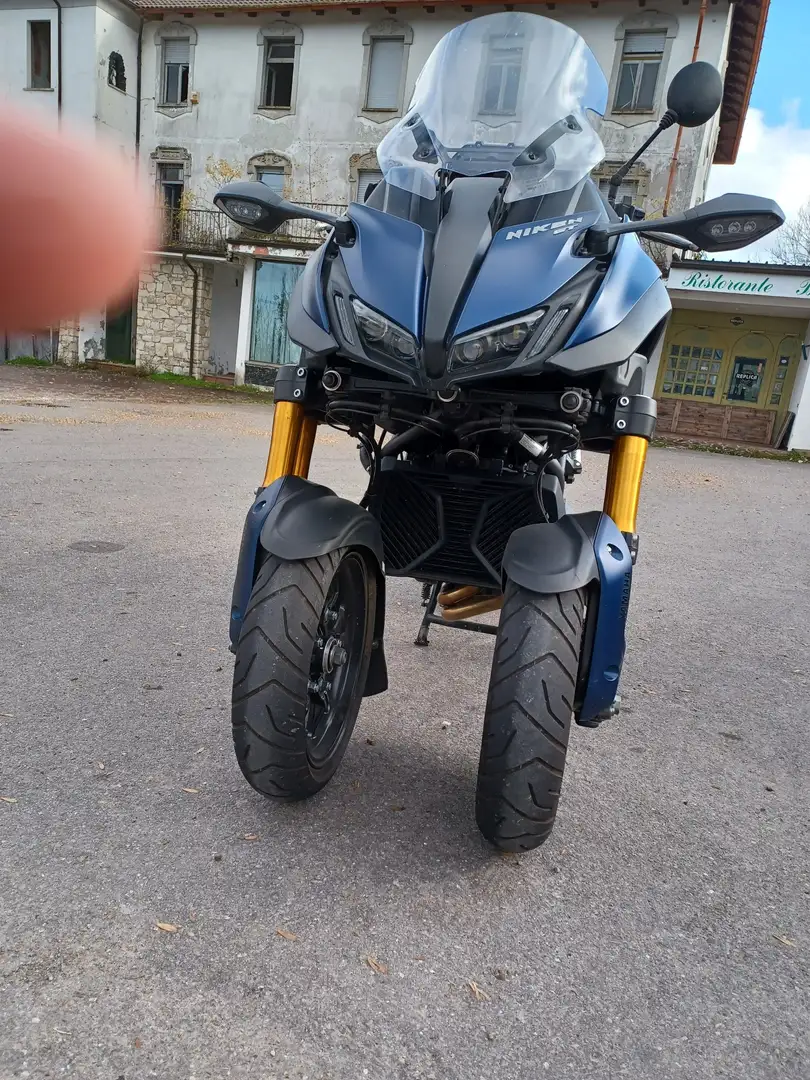 Yamaha Niken bauletto, borse laterali, specchietto supplementar Azul - 2