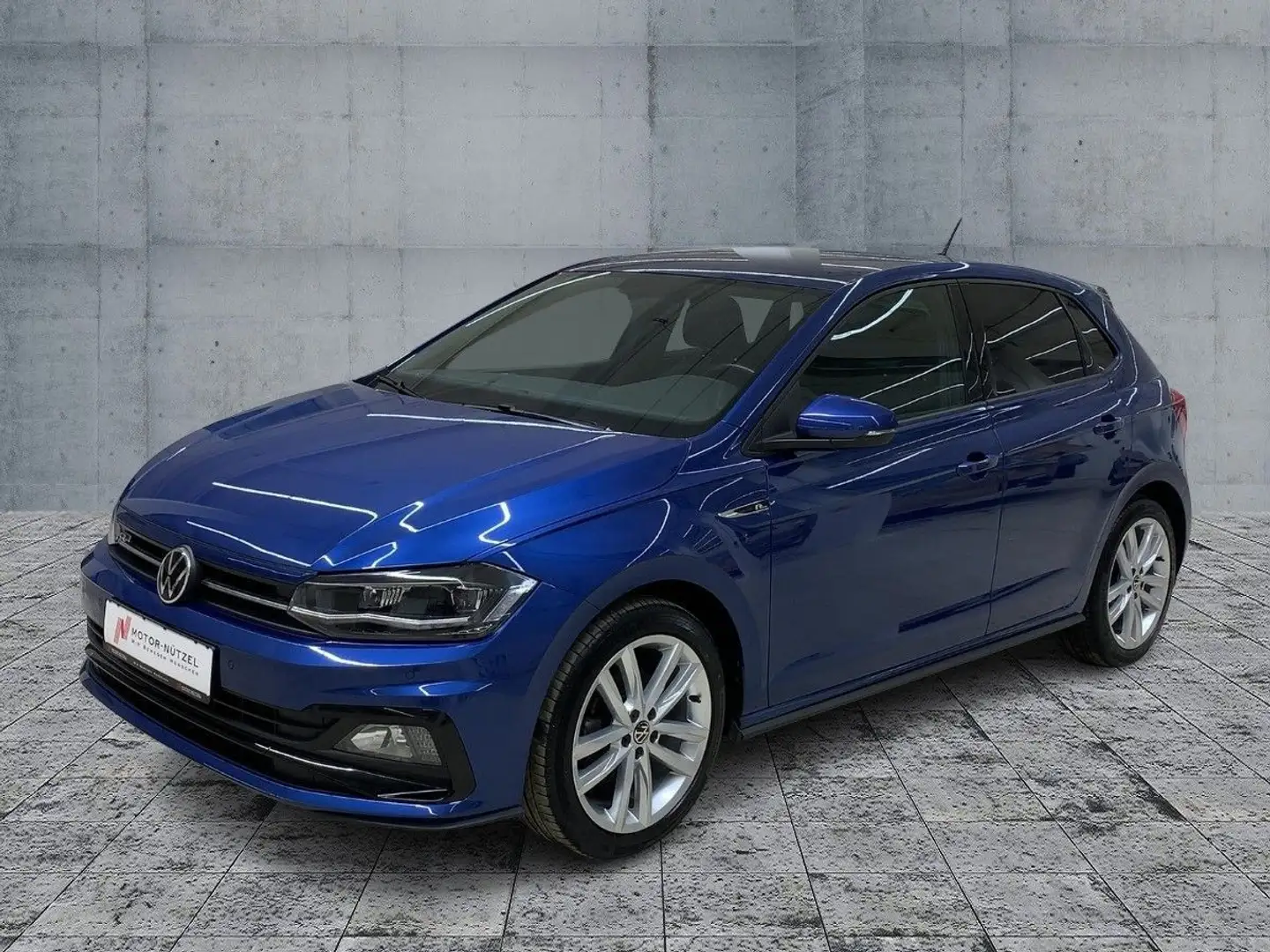 Volkswagen Polo 1.5 TSI DSG R-LINE EXT LED+APP+ACC+SHZ+17Z Azul - 2