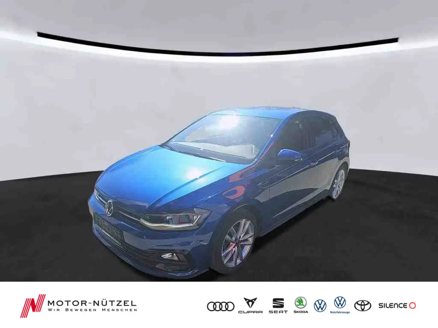Volkswagen Polo 1.5 TSI DSG R-LINE EXT LED+APP+ACC+SHZ+17Z Blau - 1