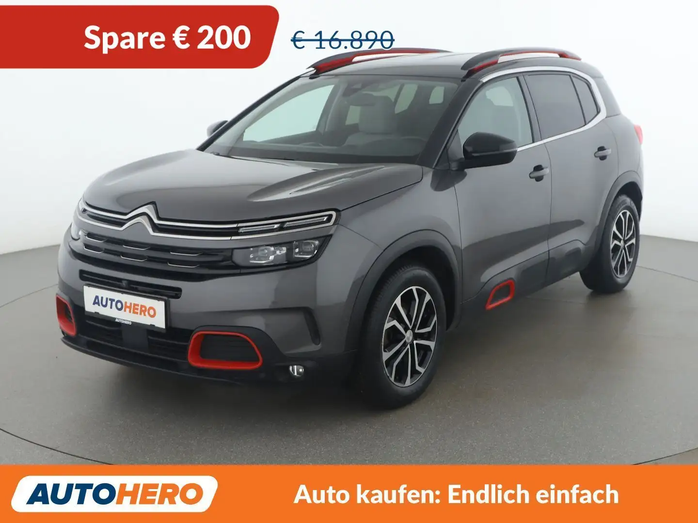 Citroen C5 Aircross 1.5 Blue-HDi Shine Grau - 1
