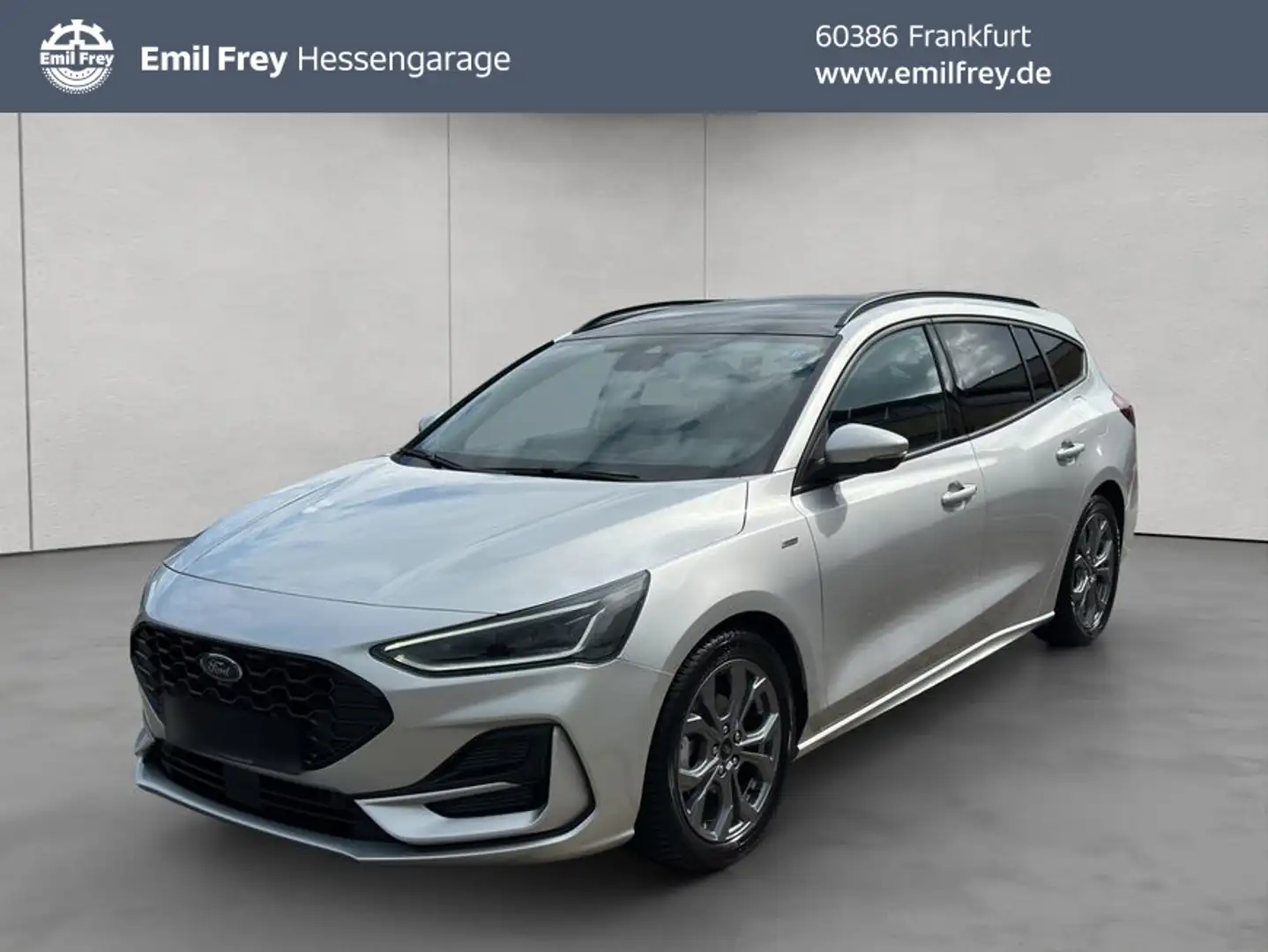 Ford Focus Turnier 1.0 EcoBoost Hybrid Aut. ST-LINE Silber - 1