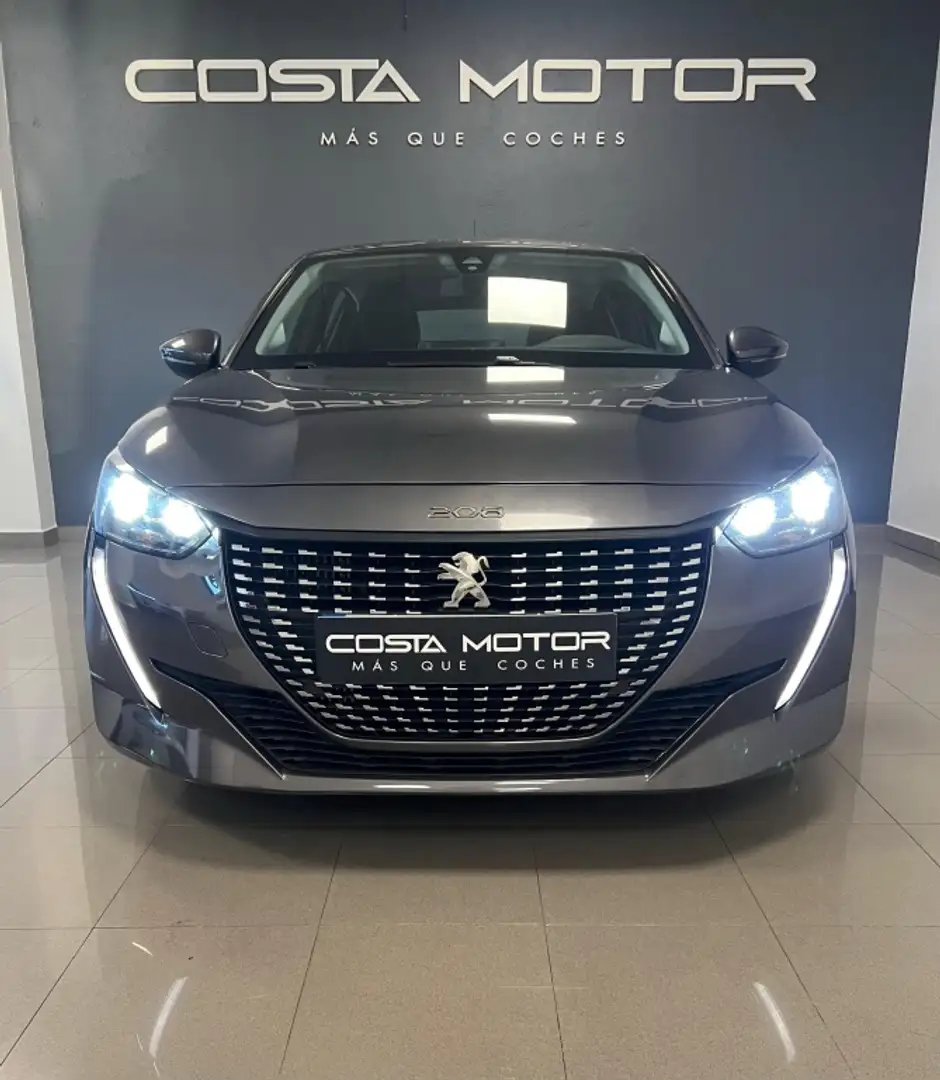 Peugeot 208 1.2 Puretech S&S Active Pack 100 Gris - 1