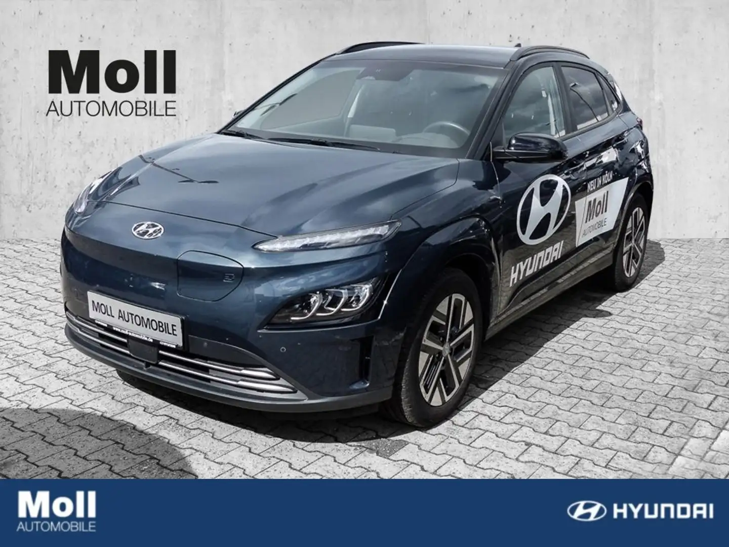 Hyundai KONA Elektro 100KW Trend-Paket - Navi - Assistenz - Bic Blauw - 1