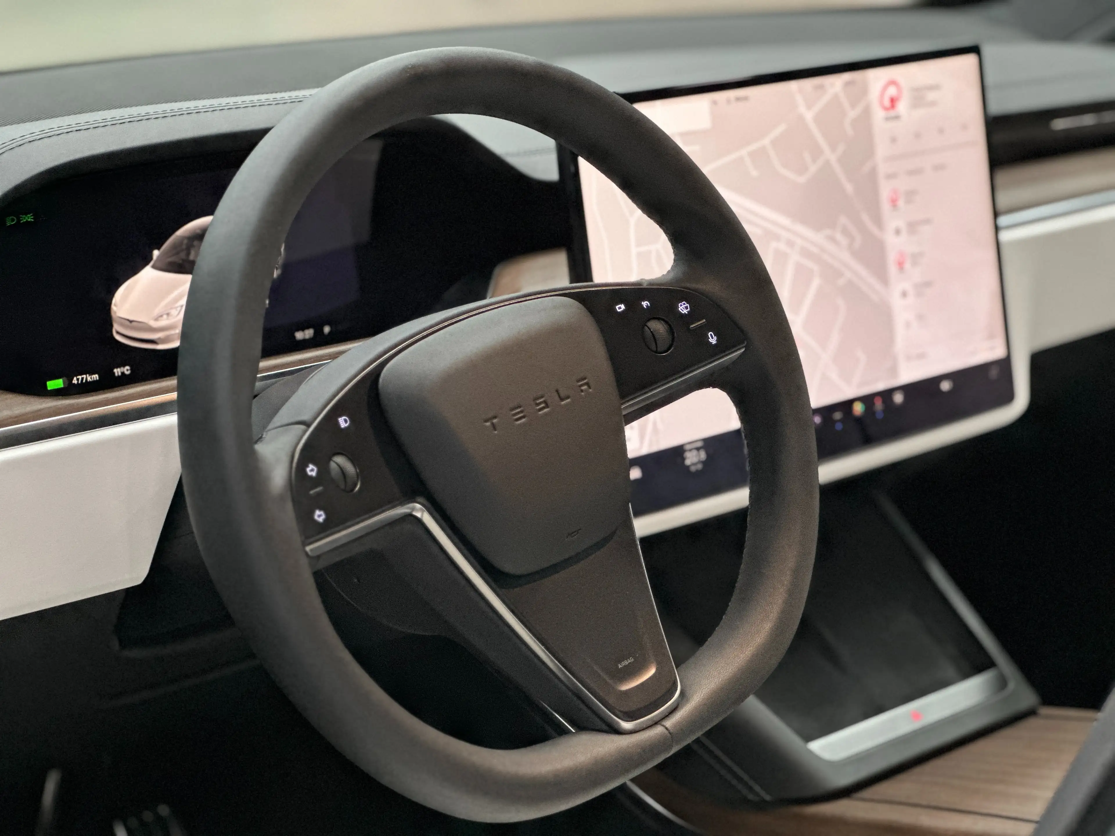 Tesla Model S DUAL MOTOR - FULL MATTE PPF - WHITE INTERIOR — photo 10
