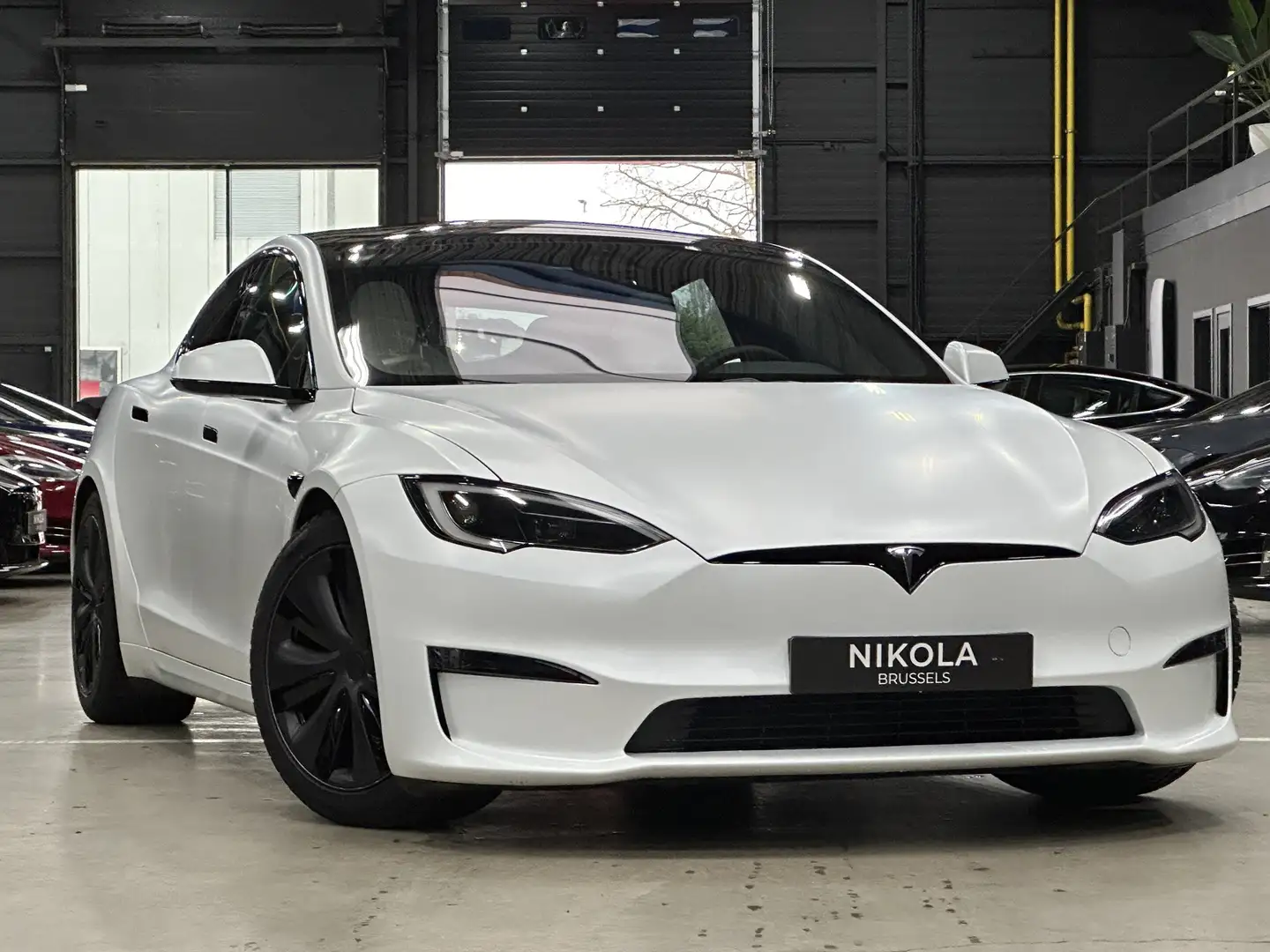 Tesla Model S DUAL MOTOR - FULL MATTE PPF - WHITE INTERIOR Bianco - 1