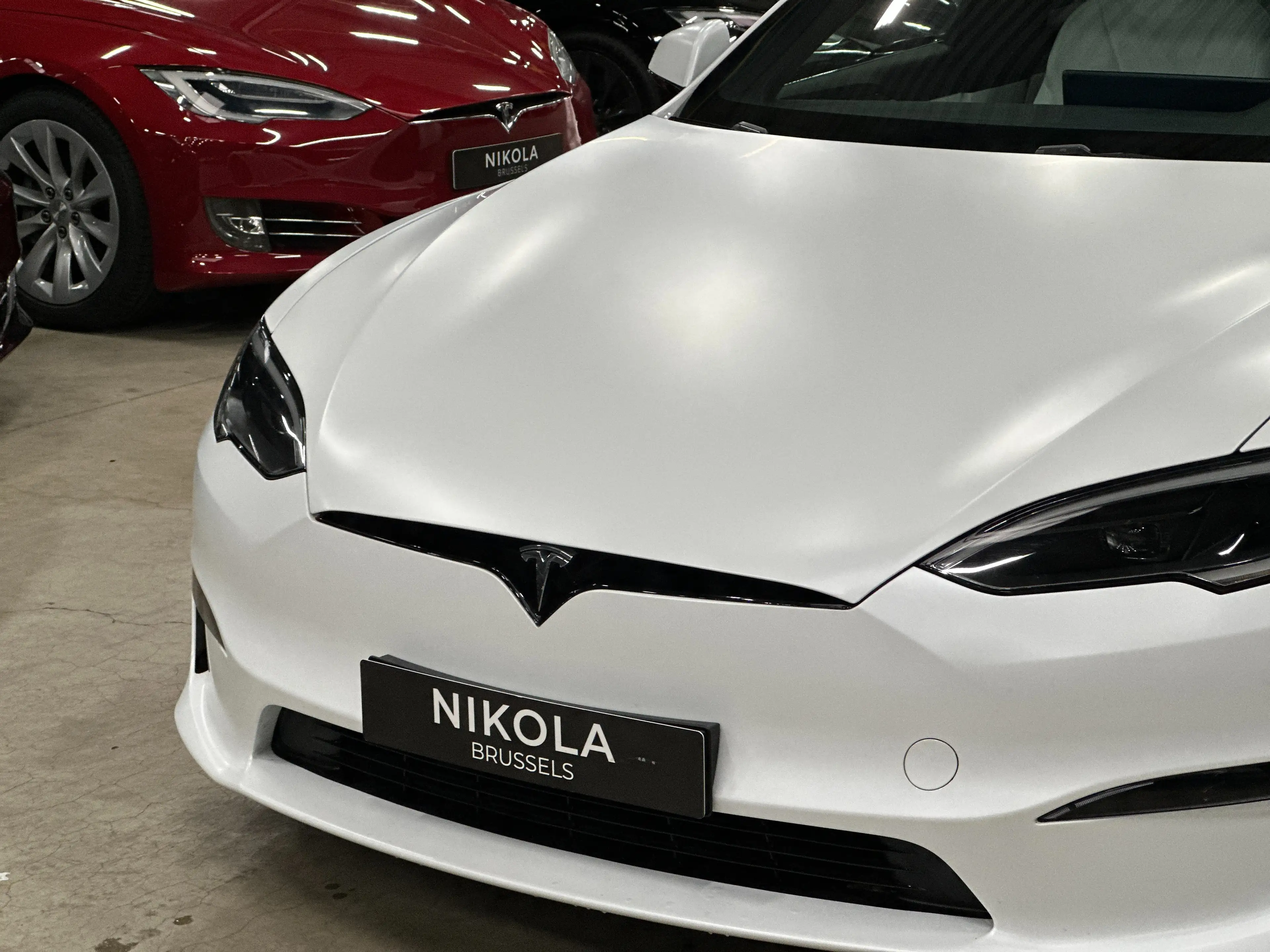 Tesla Model S DUAL MOTOR - FULL MATTE PPF - WHITE INTERIOR — photo 3