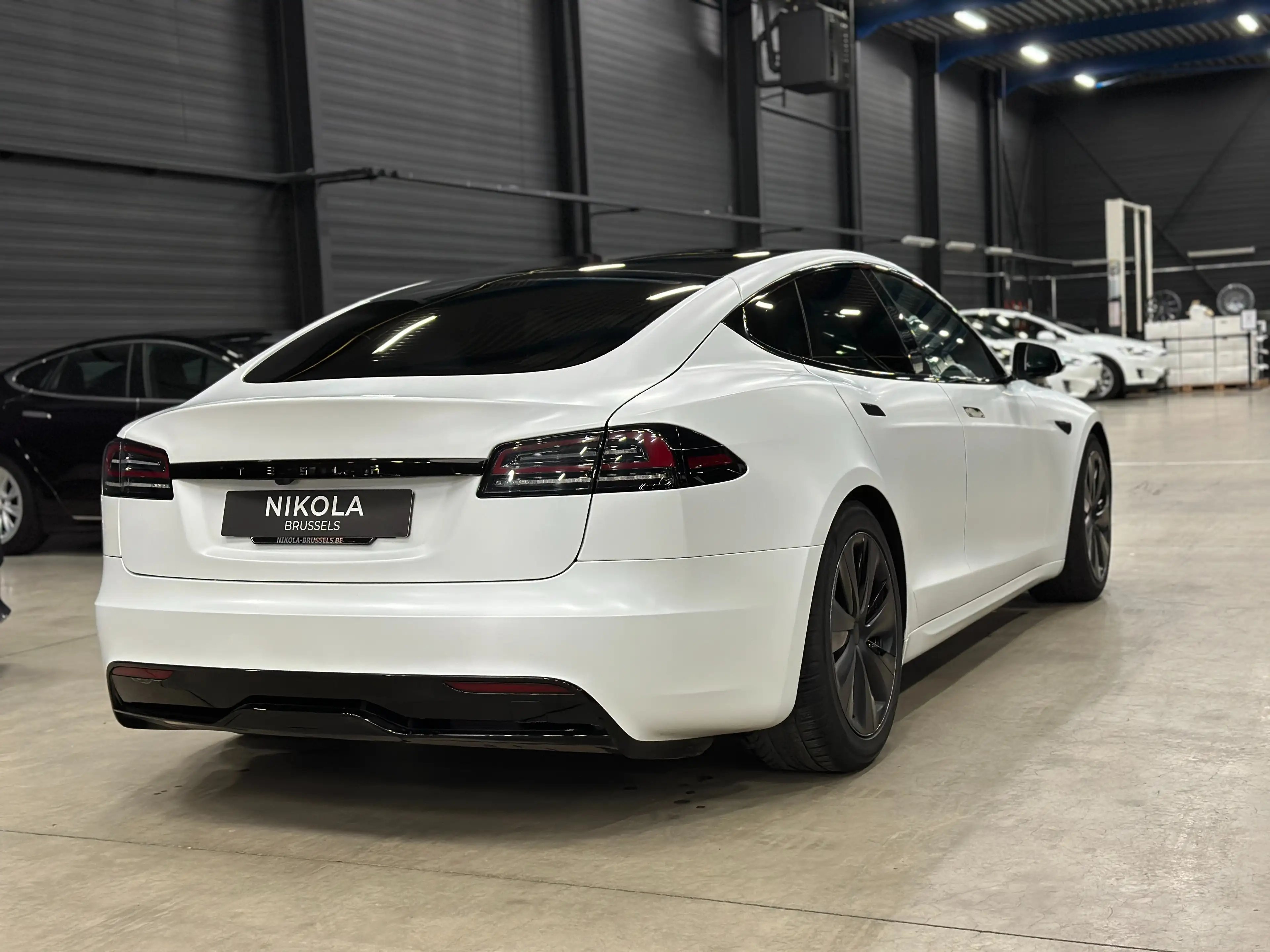 Tesla Model S DUAL MOTOR - FULL MATTE PPF - WHITE INTERIOR — photo 7