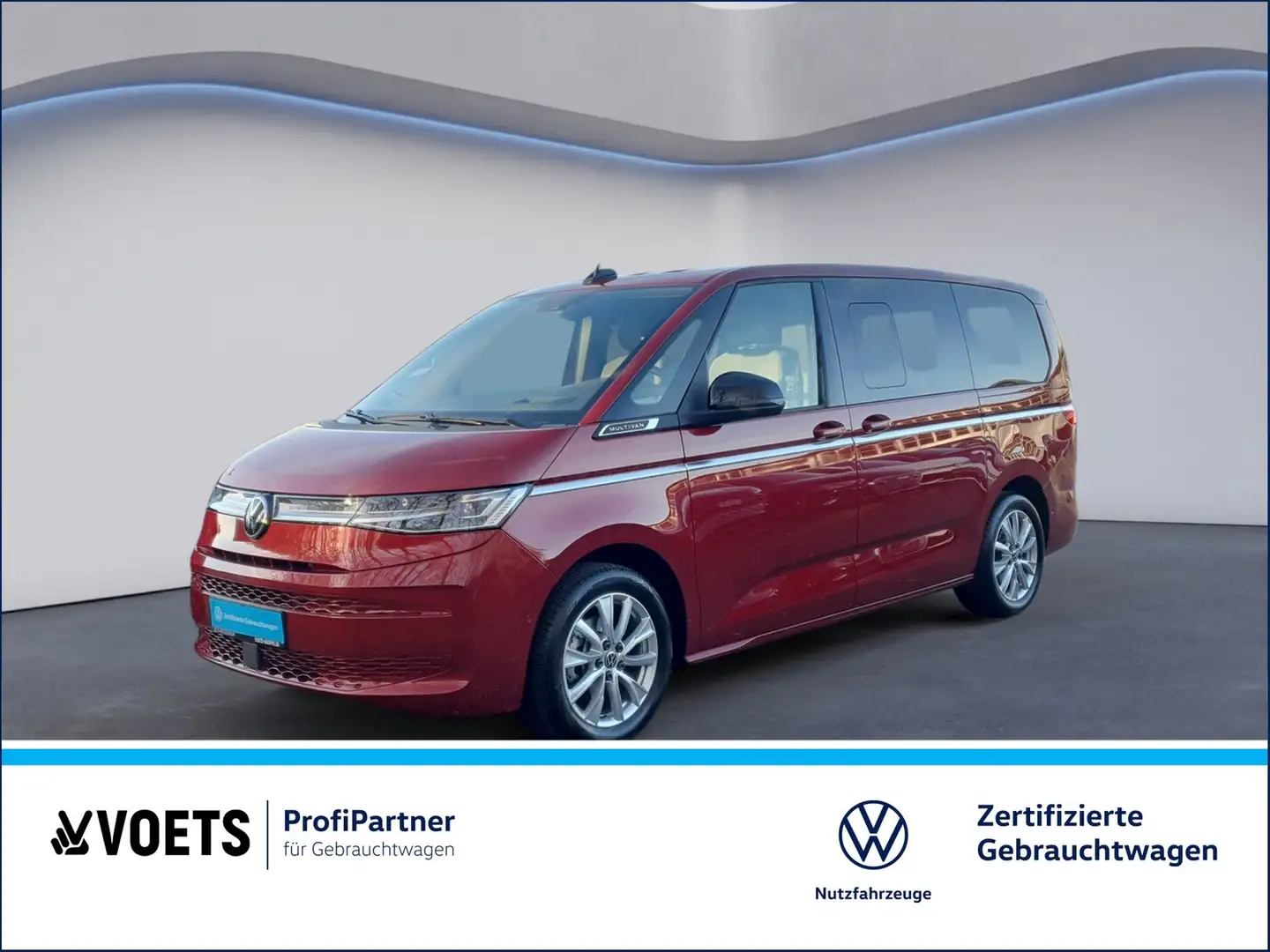Volkswagen T7 Multivan Style LÜ 2.0 TDI DSG HuD+ACC+STANDHZG Rot - 1
