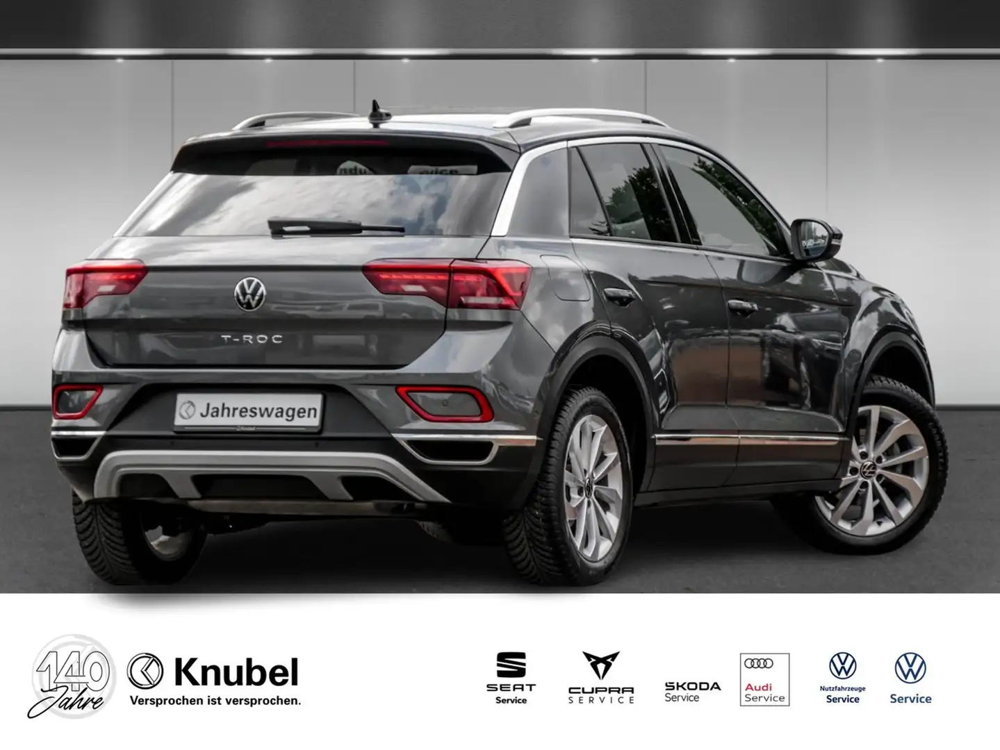 Volkswagen T-Roc Style 1.5 TSI DSG LED+/NAVI/AHK/MASSAGE Grau - 2