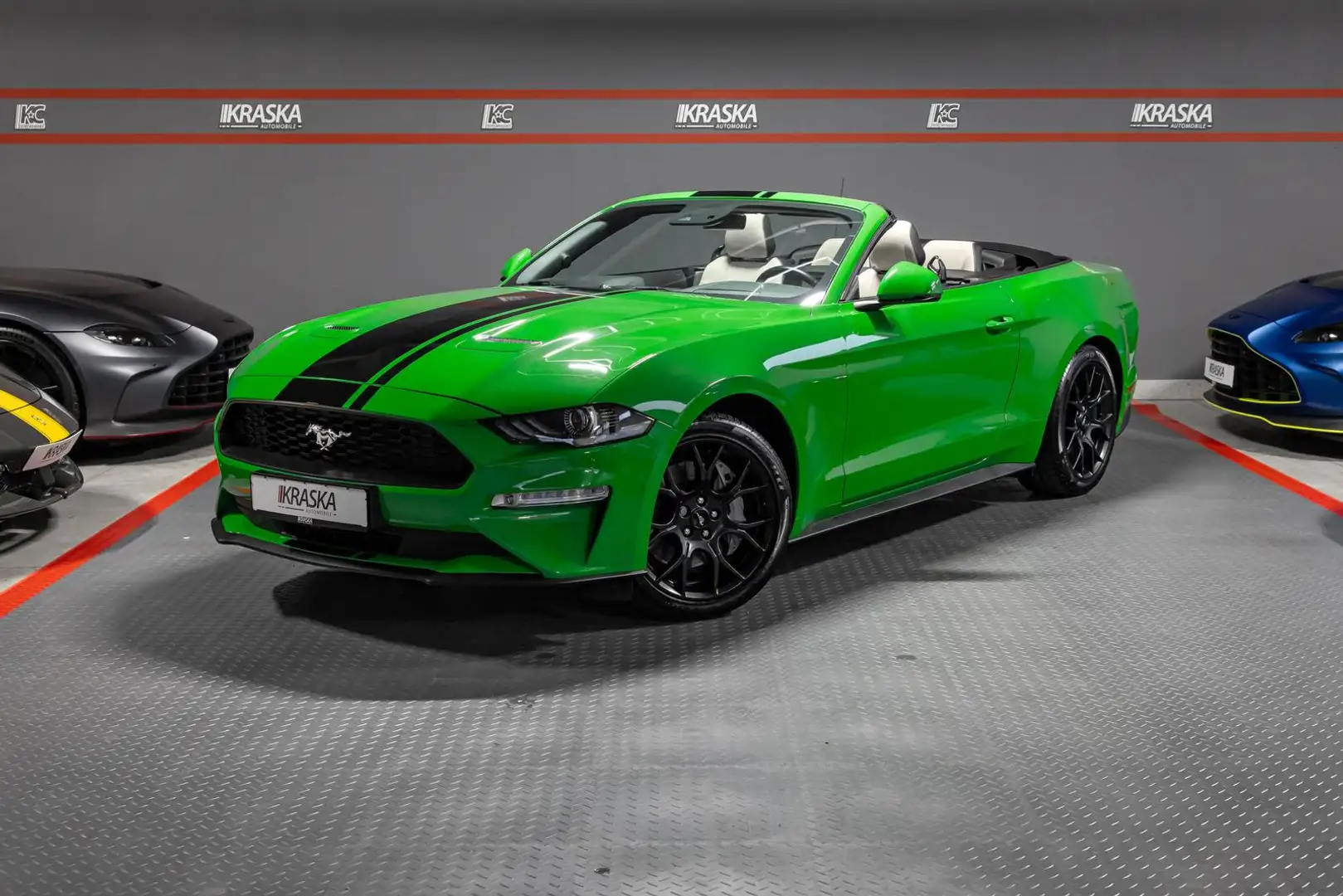Ford Mustang 2.3 EcoBoost Cabrio LED B&O Active Sound Grün - 1
