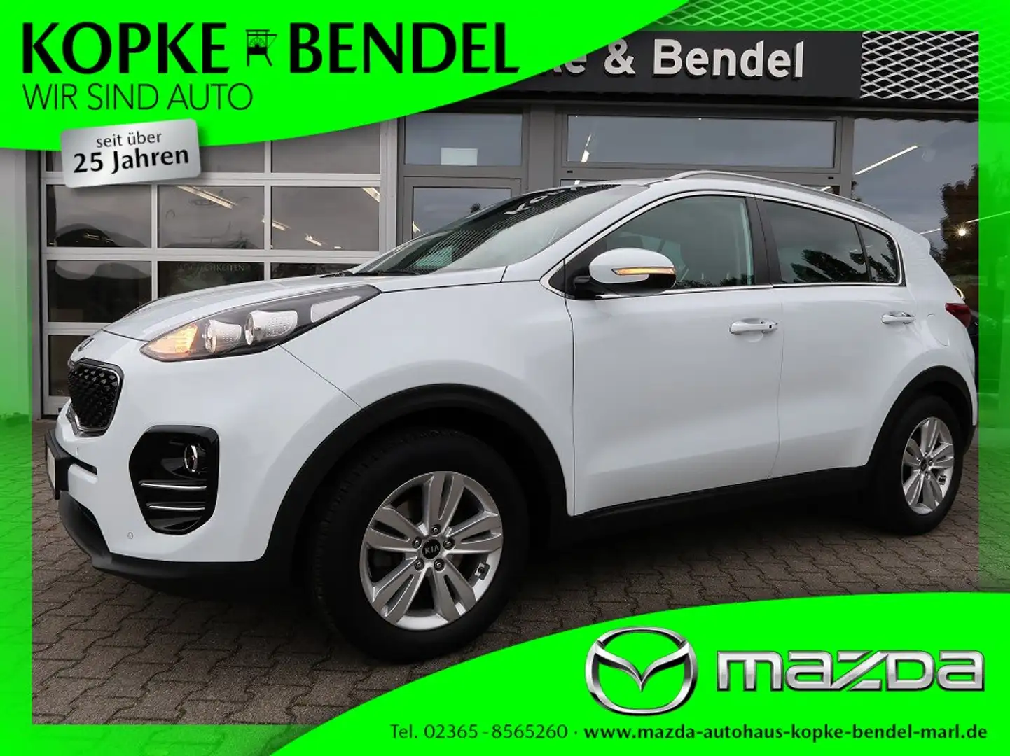 Kia Sportage 1.6*lückenlos SCHECKHEFT*elektr.LEDERSITZE* KIA Sp Wit - 1