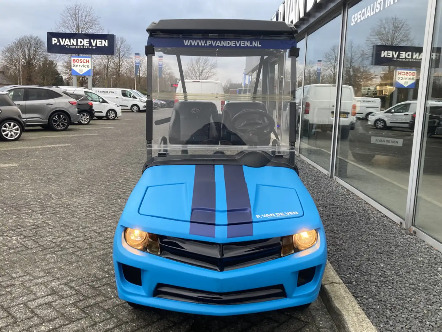 Chevrolet Camaro USA EZ-GO Golfkar Blauw - 2