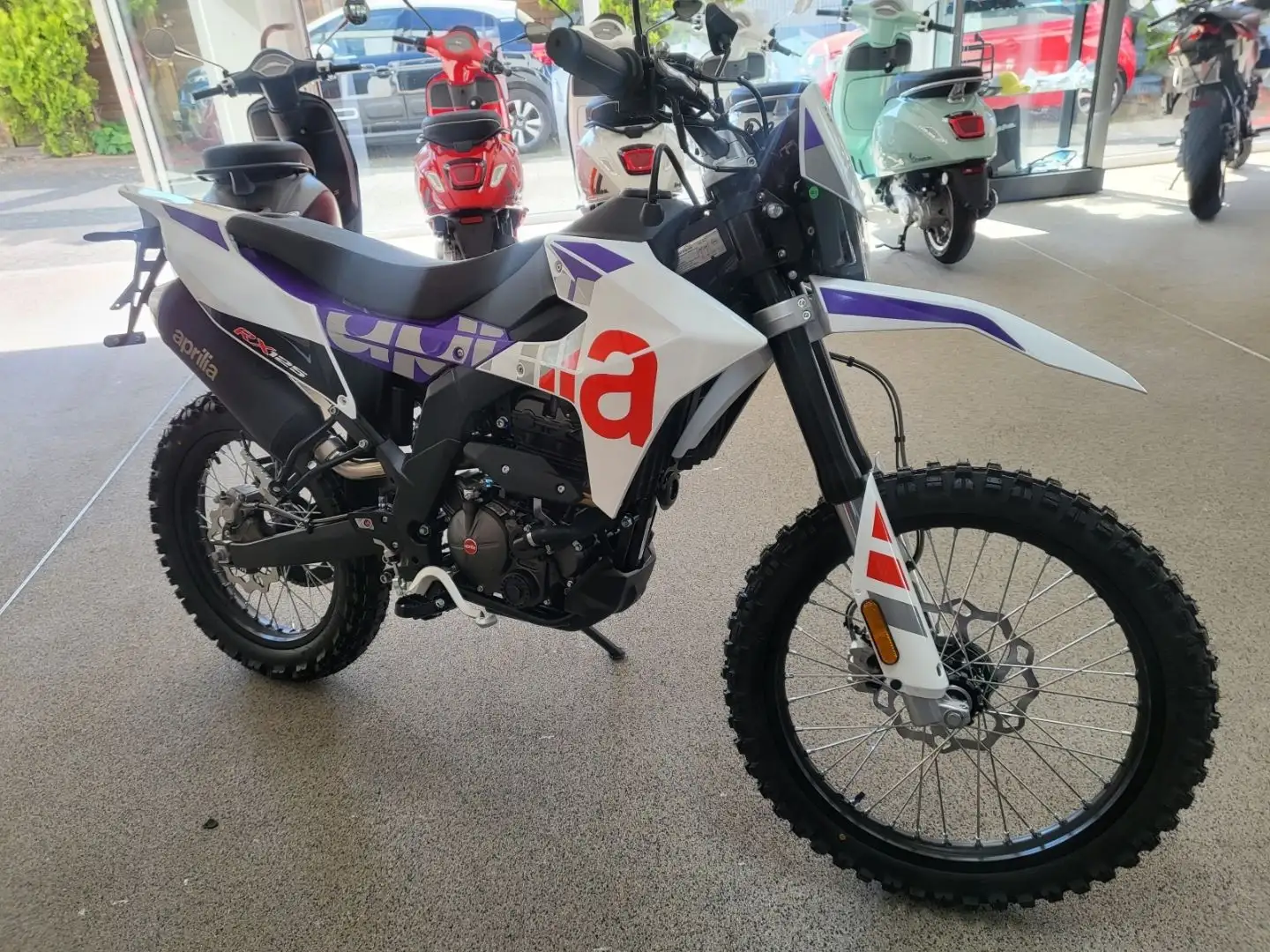 Aprilia RX 125 E5+ Cubozoa White Wit - 2